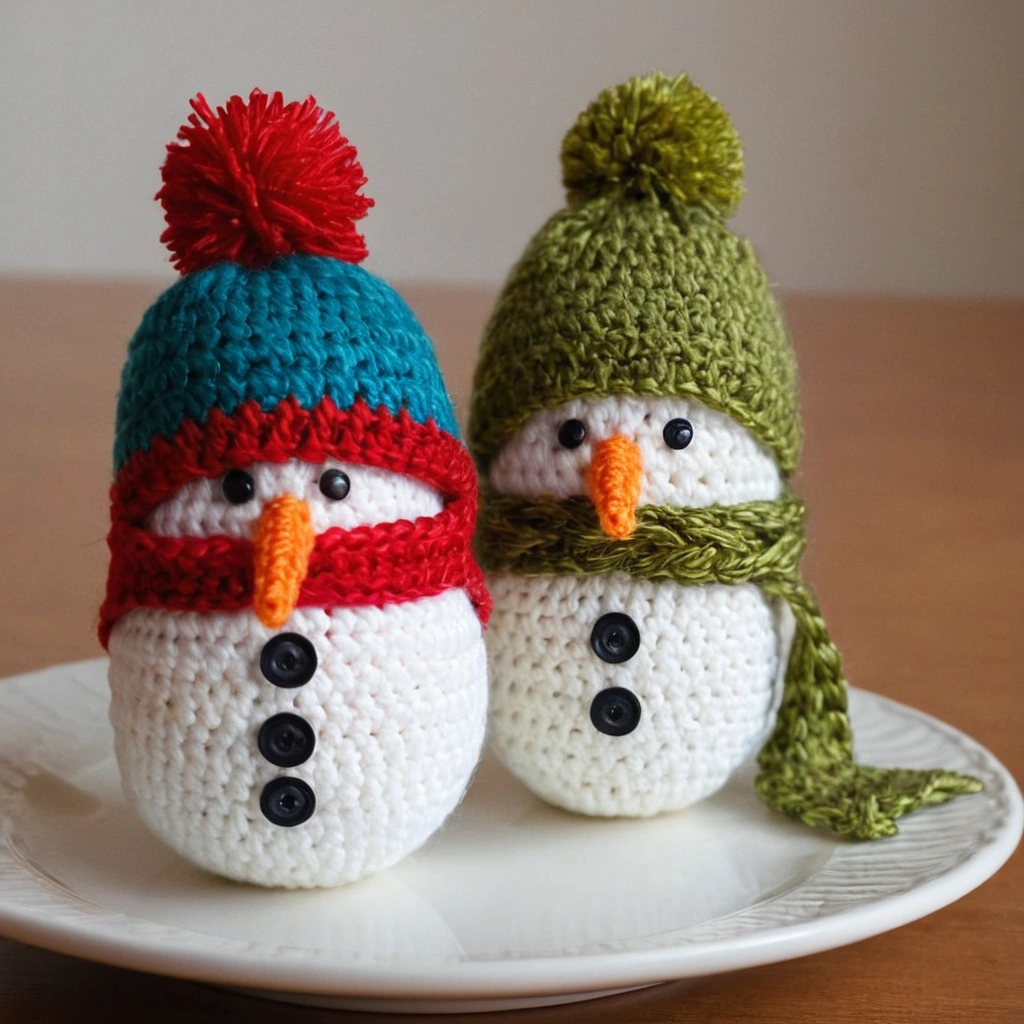 Snowman Egg Cozy