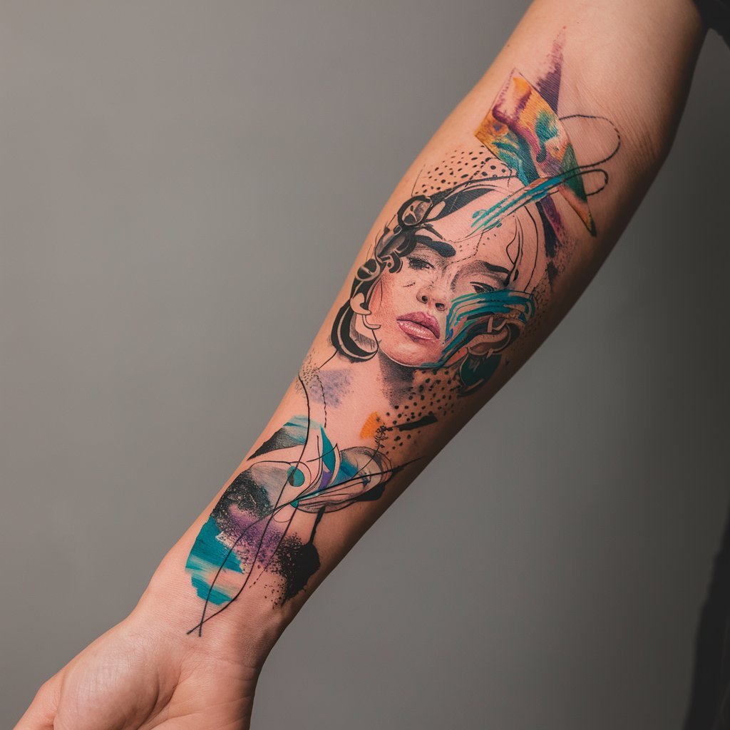 Artistic Side Forearm Tattoos for Women