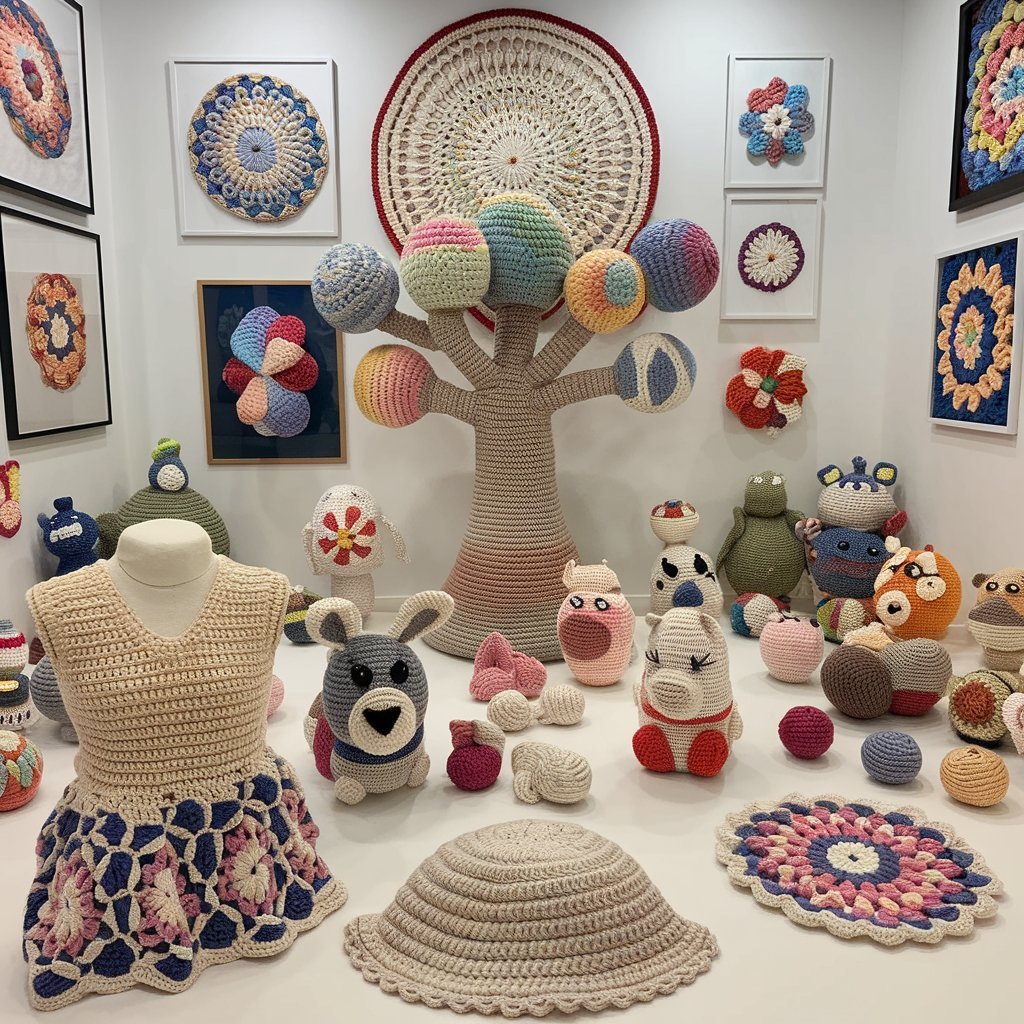 Crochet Artists Display Their Best Pieces