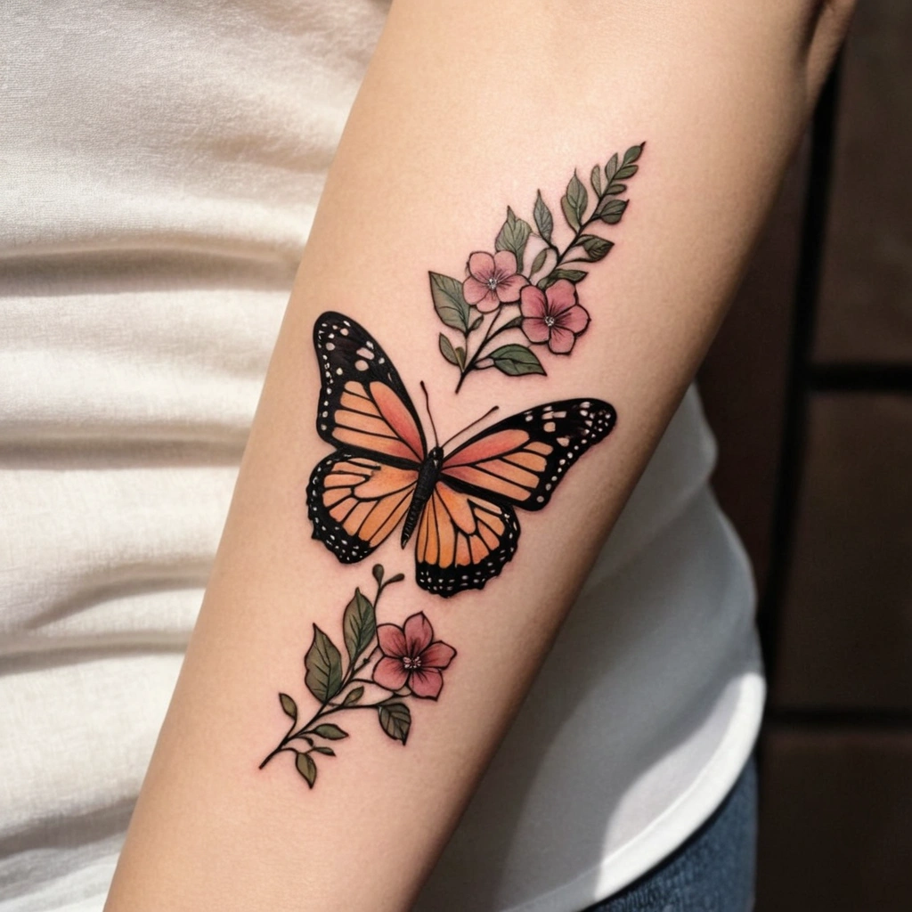 Feminine Side Forearm Tattoo Designs