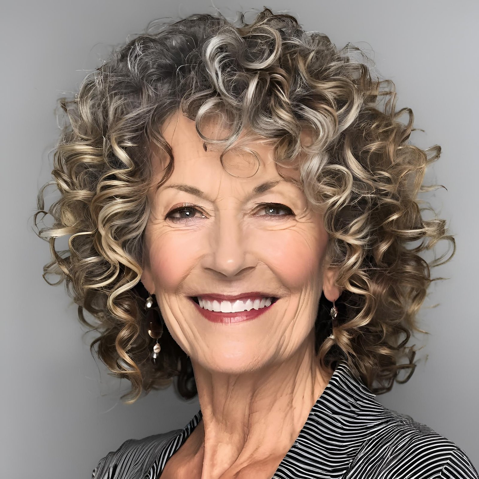 Hairstyles for Women Over 50 with Naturally Curly Hair