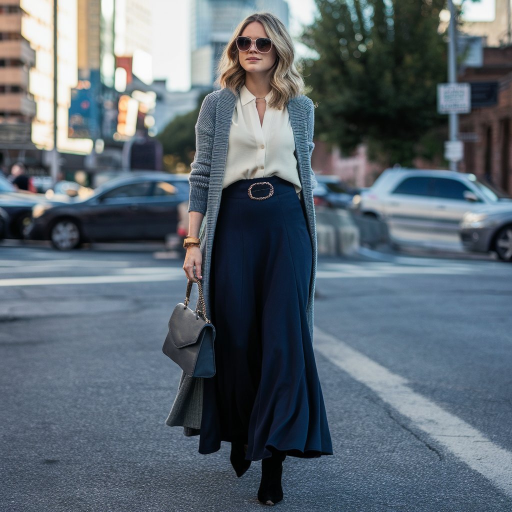 High-Waisted Maxi Skirts for Fall