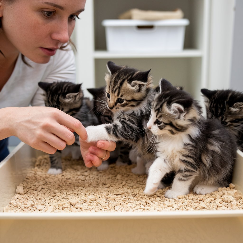 How to Train Baby Cats to Use a Litter Box