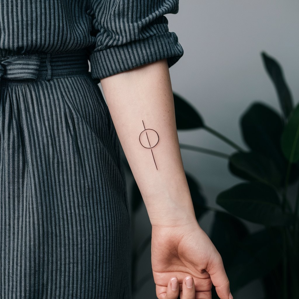 Minimalist Side Forearm Tattoos for Women