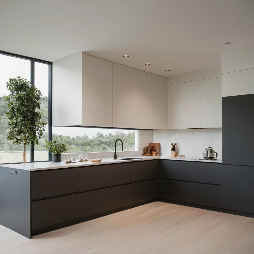 Modern Minimalist Kitchen Designs with Sleek Finishes