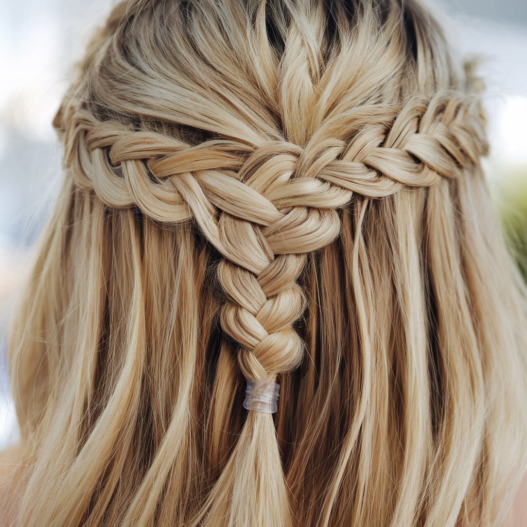 Fishtail Braid Homecoming Hairstyle