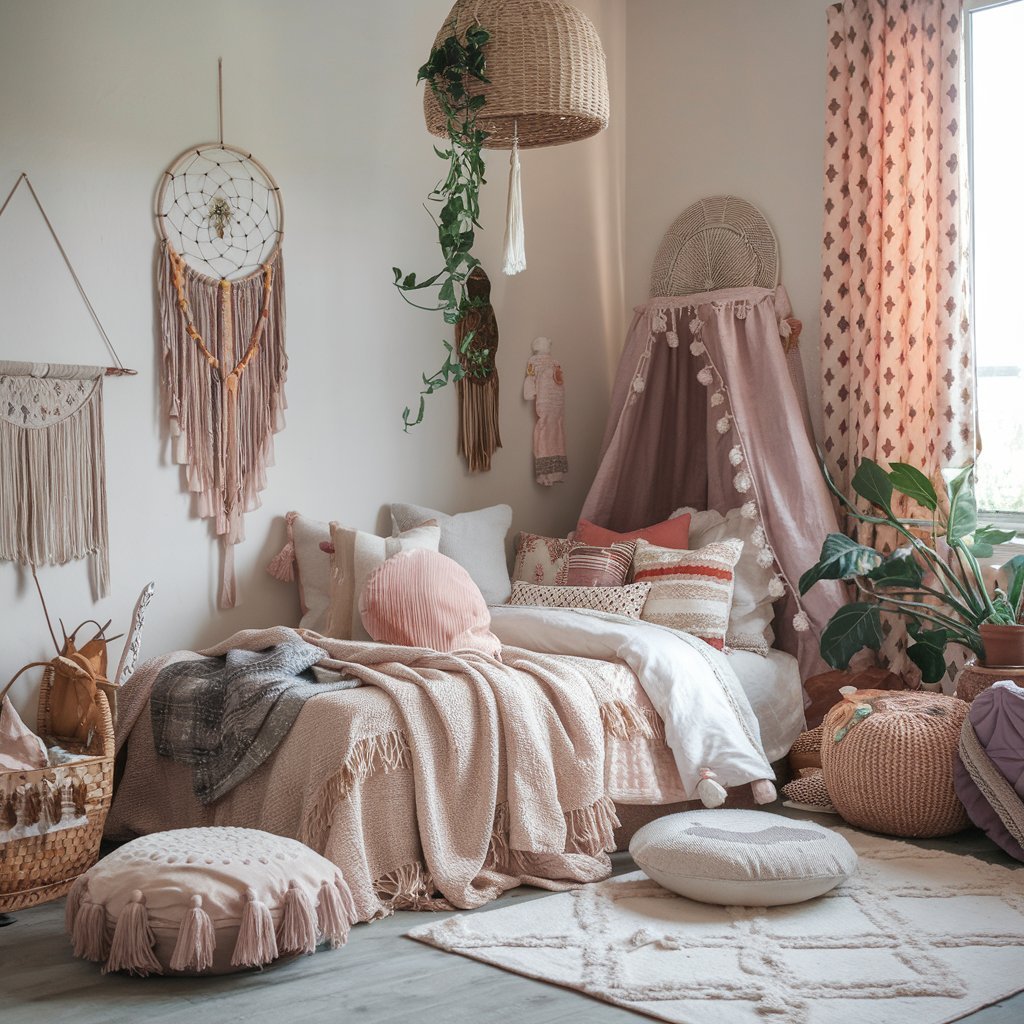 Tips for Creating a Girls' Bedroom with a Boho Style