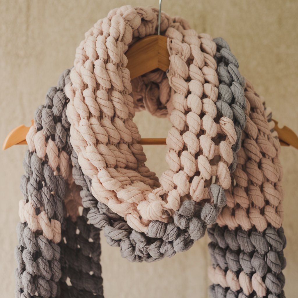 Chunky Crochet Scarf