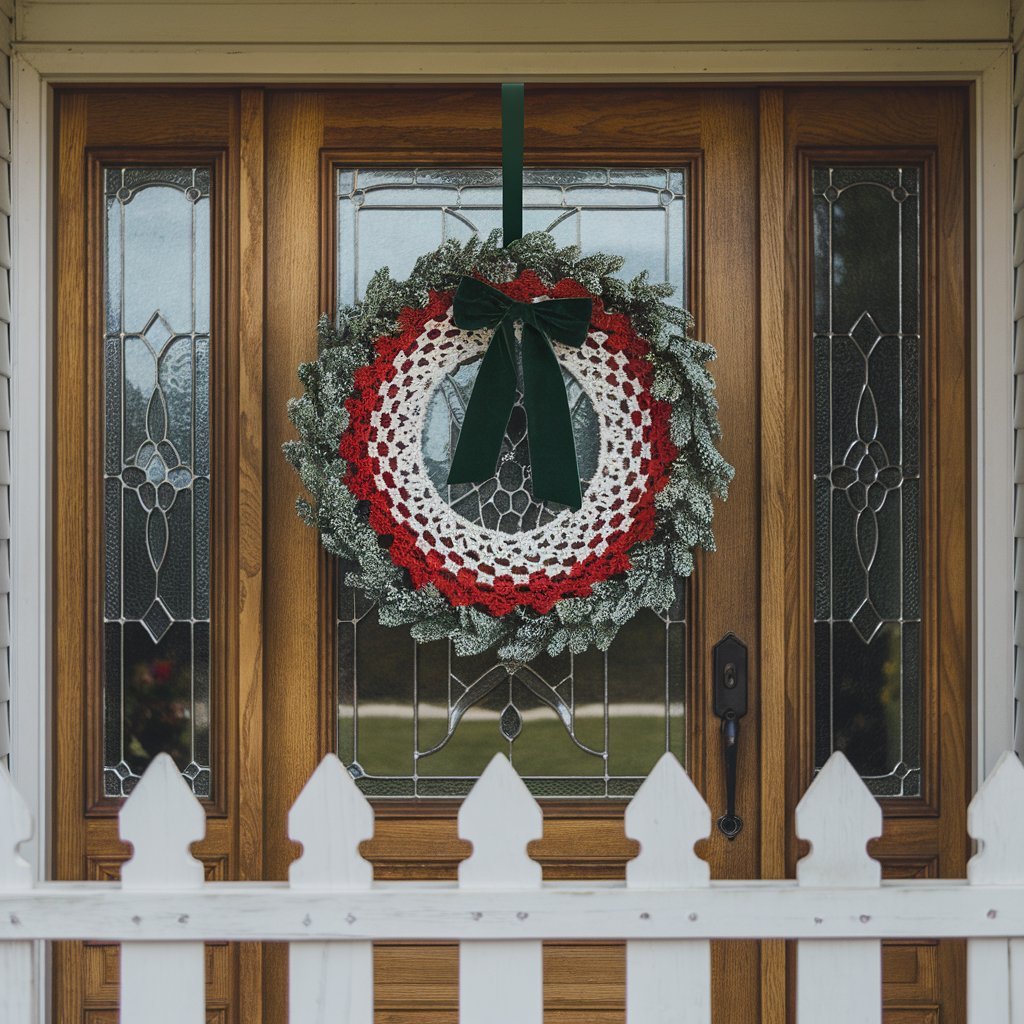 Crochet Christmas Wreath