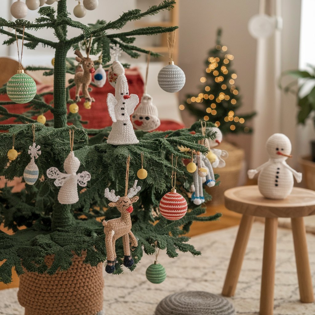 Crochet Christmas Tree Decorations