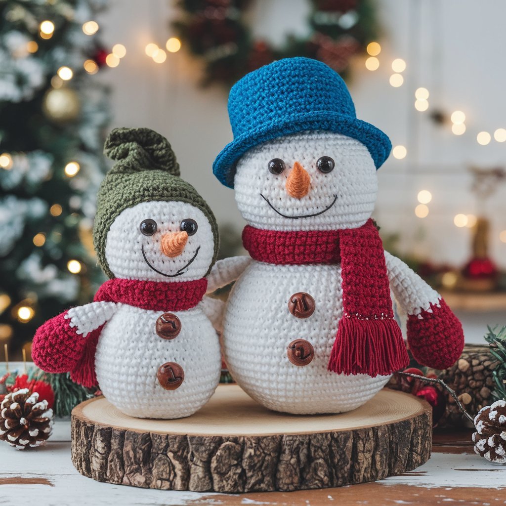 Snowman Couple