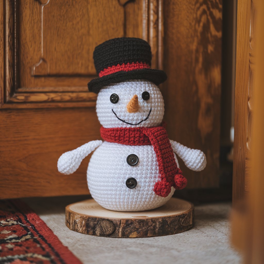 Snowman Doorstop