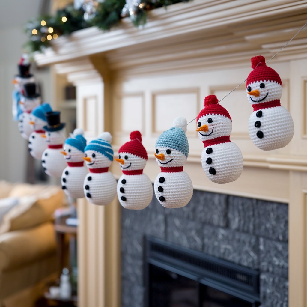 Snowman Garland