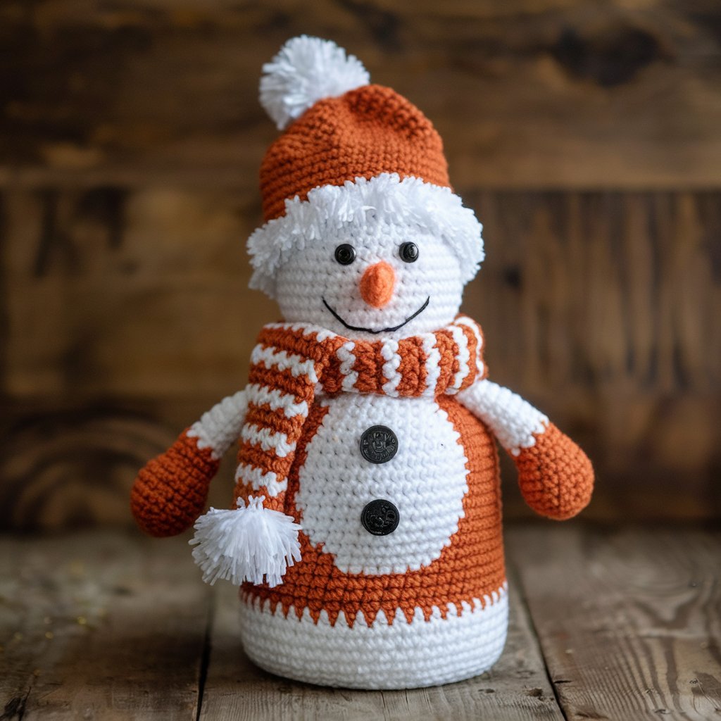 Snowman Wine Cozy