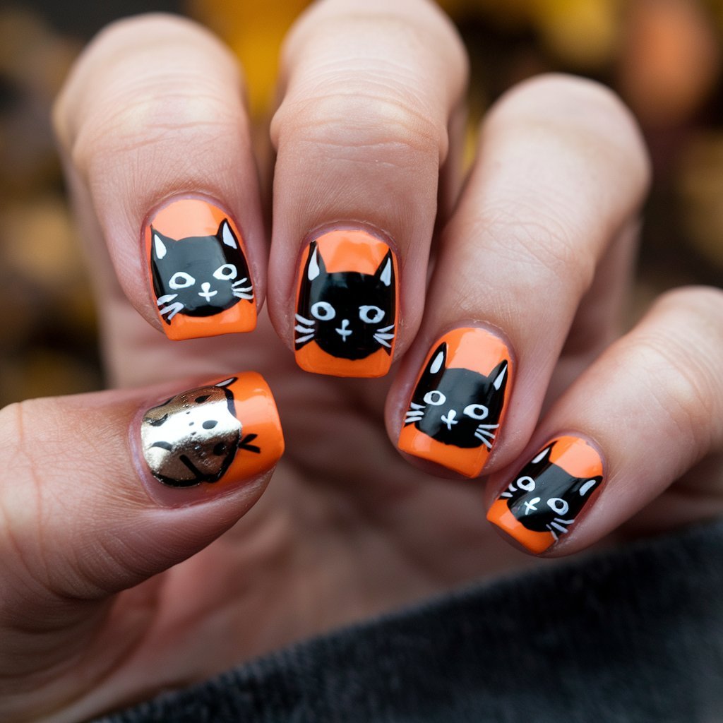 Black Cat Nails