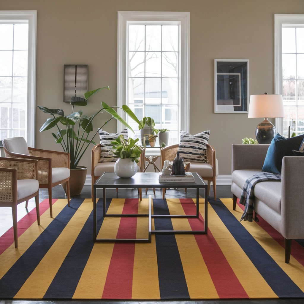 Colorful Striped Rugs