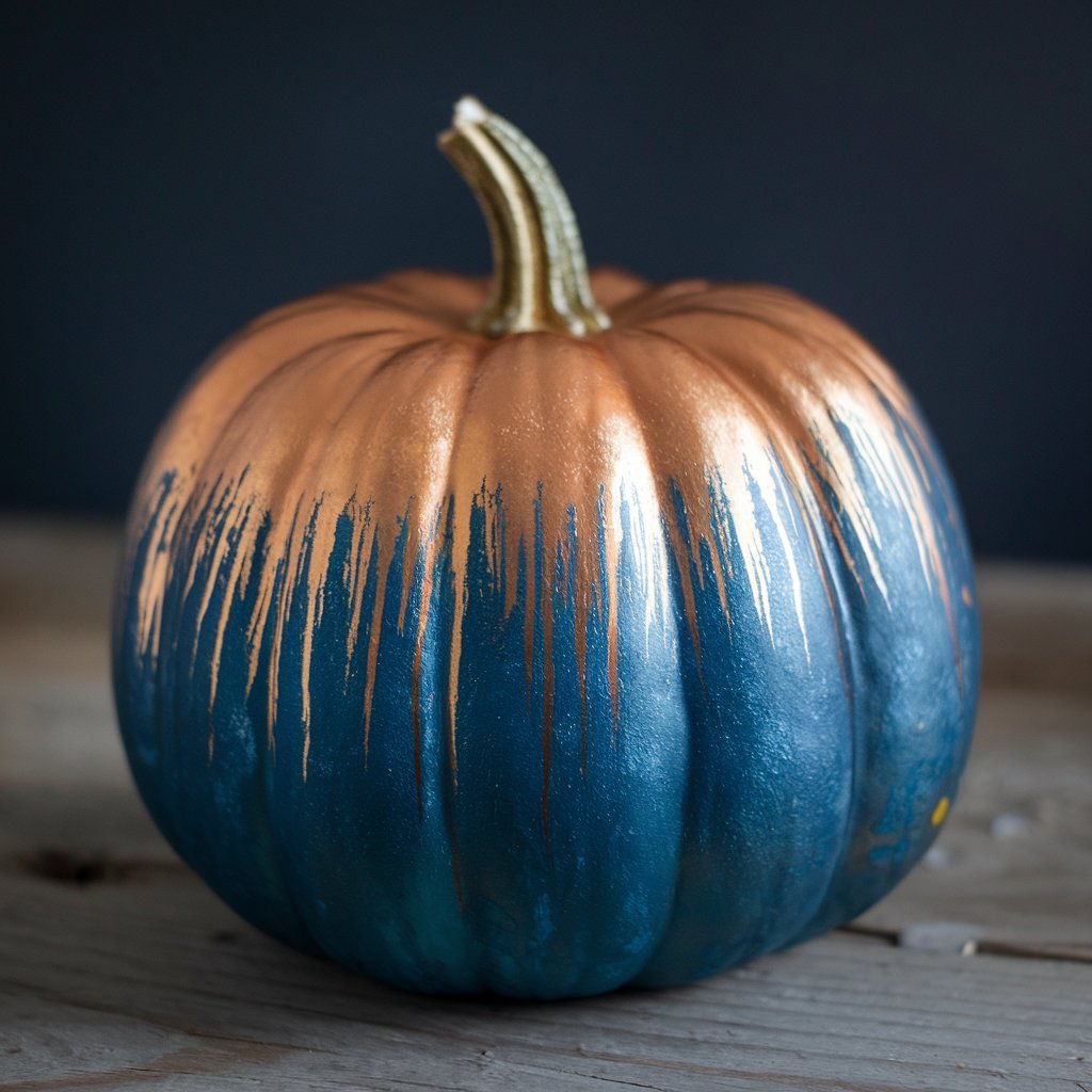 Metallic Ombre Pumpkin