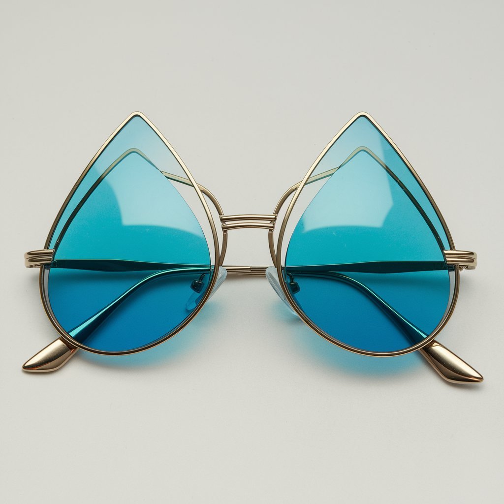 Aviator Sunglasses with a Twist