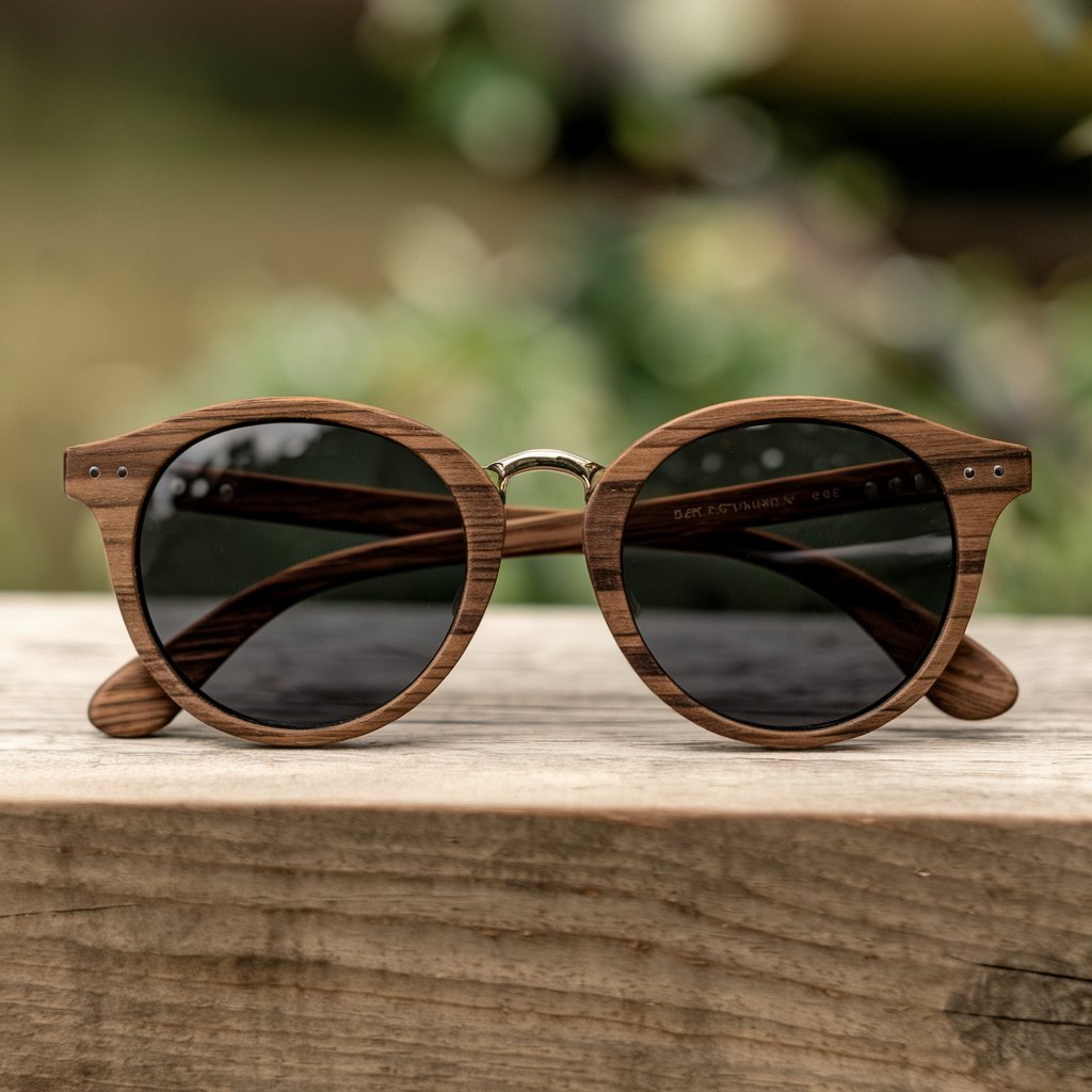 Wooden Frame Sunglasses