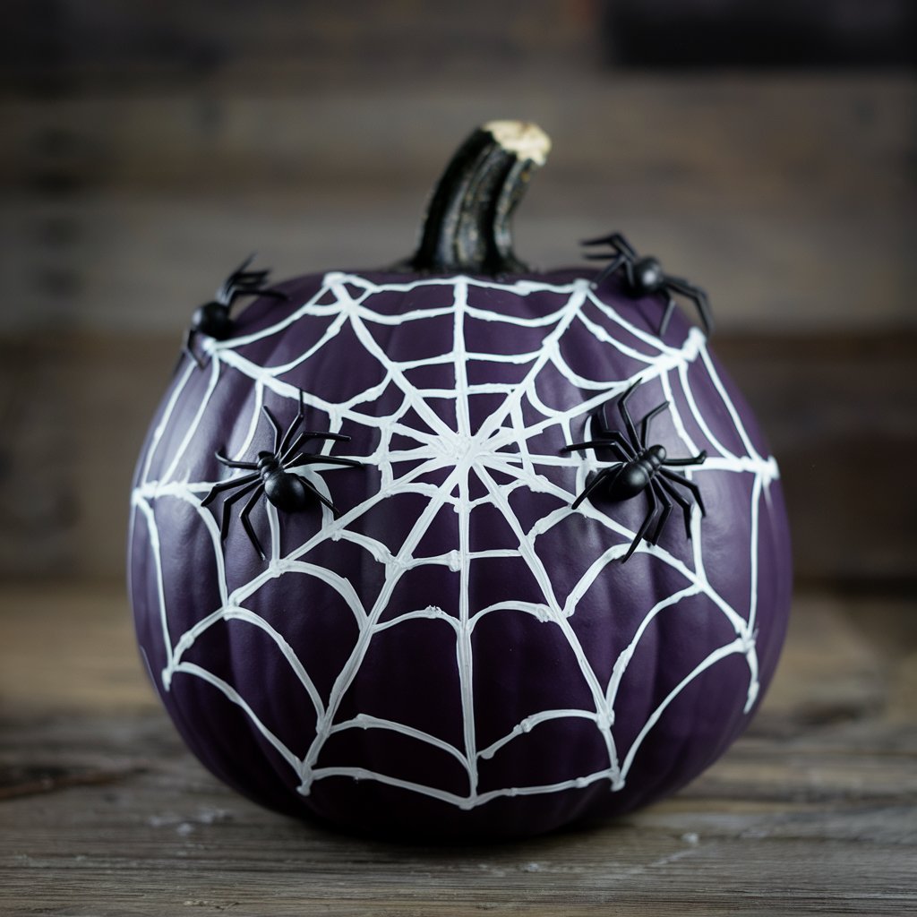 Spider Web Pumpkin