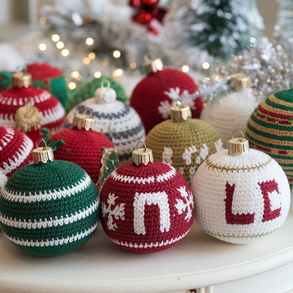 Crochet Christmas Baubles