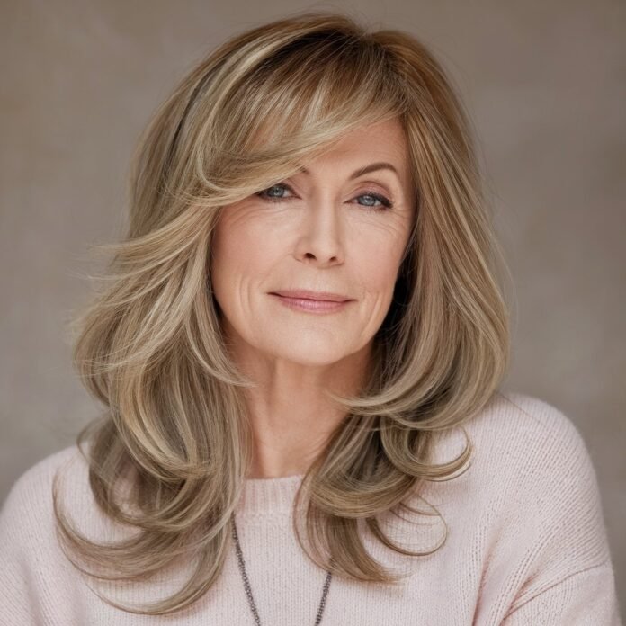 Hairstyles for Women Over 50 with Square Jawlines