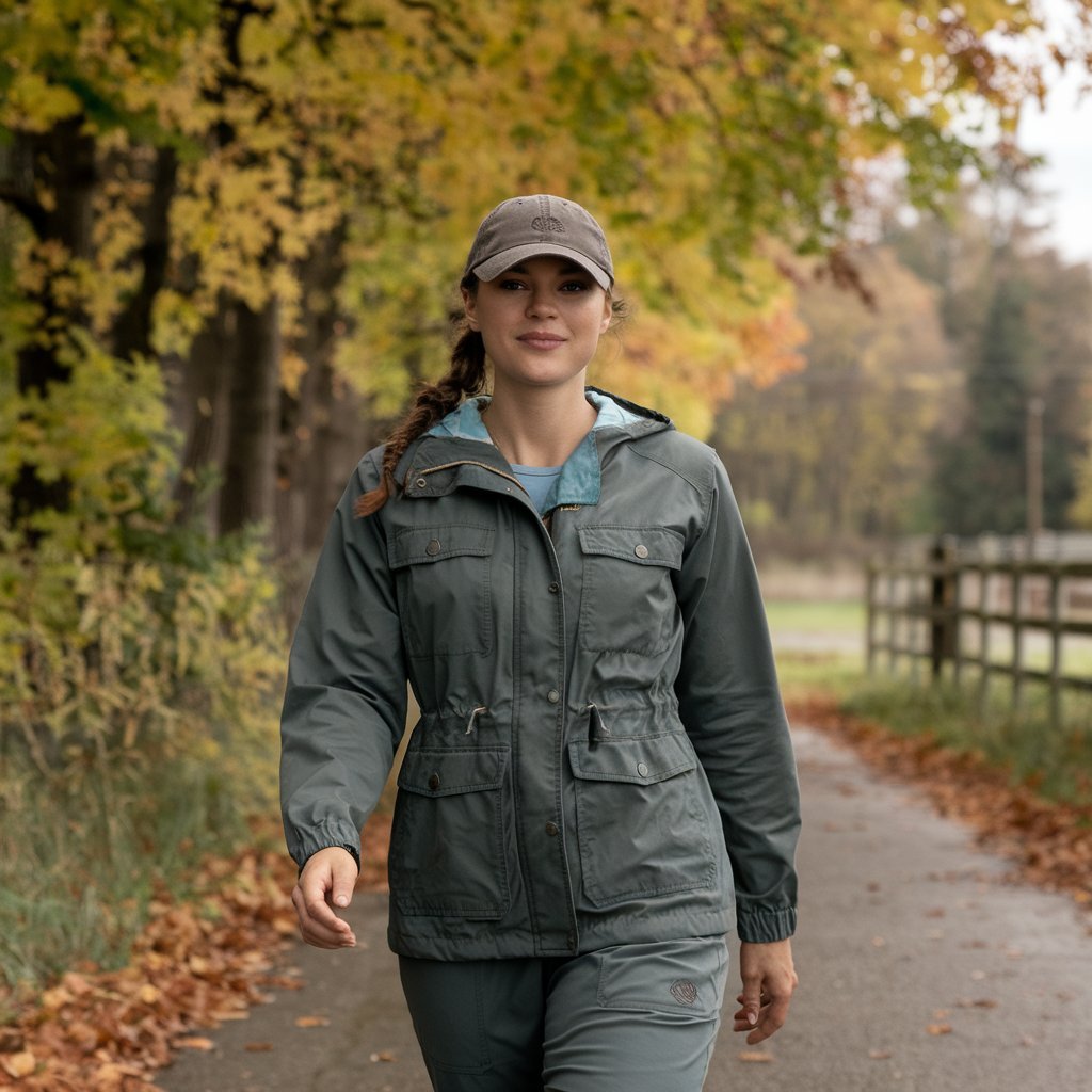 Barn Jacket with Joggers and a Cap