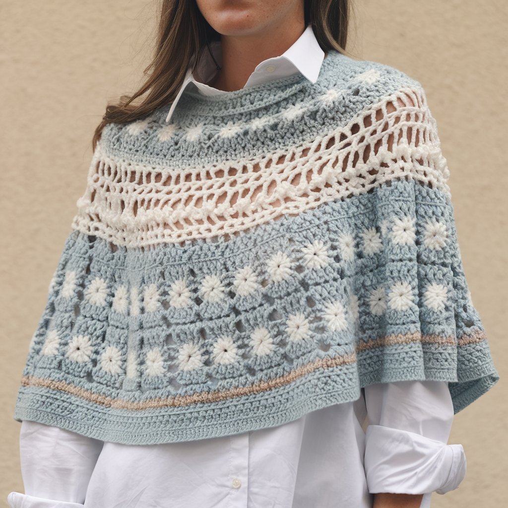 Crochet Poncho Sweater