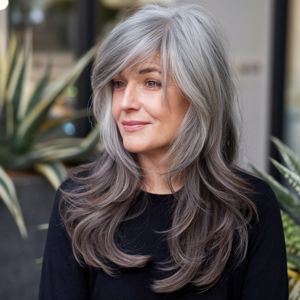 Hairstyles for Women Over 50 with Round Faces