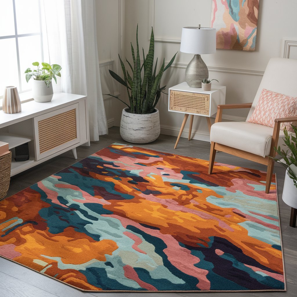 Colorful Abstract Pattern Rugs