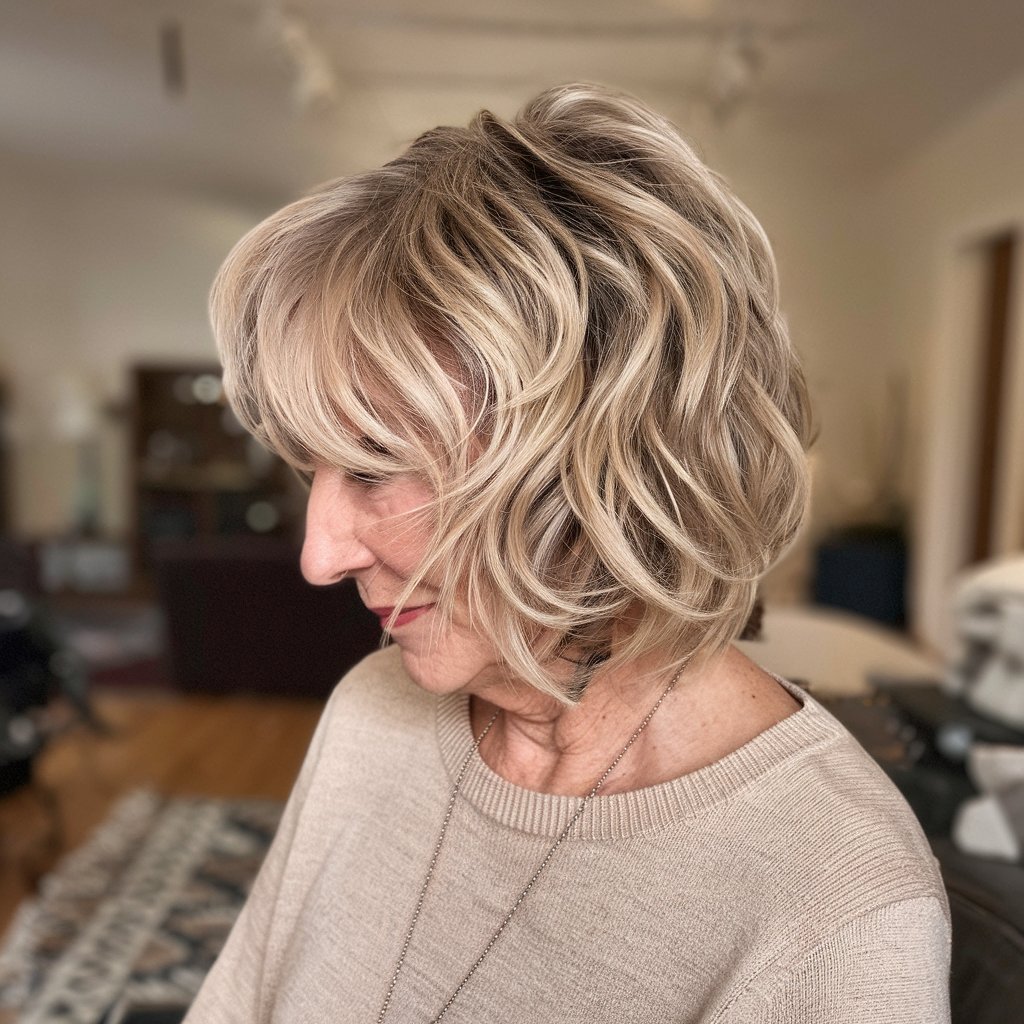 Wavy Bob with Layers