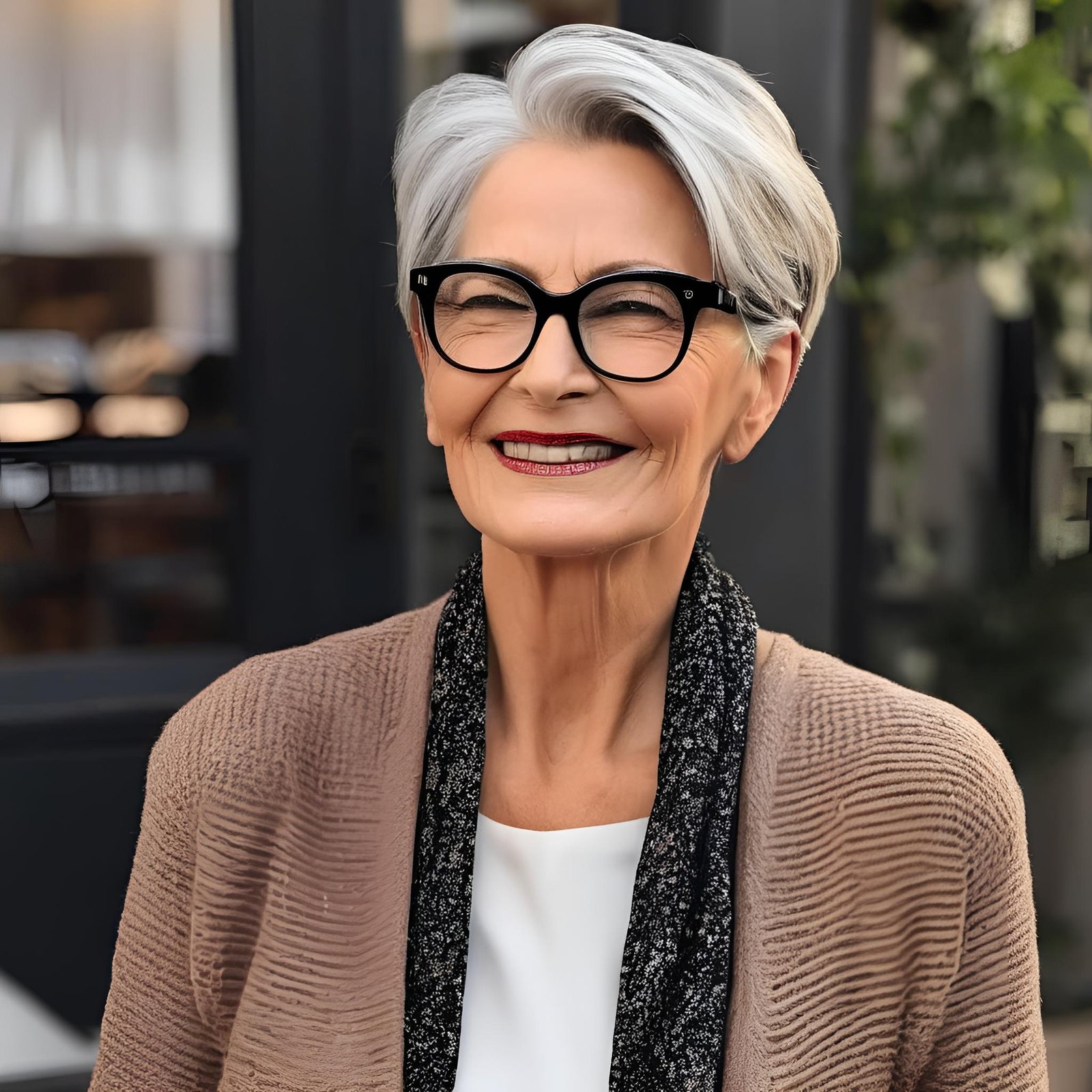 Hairstyles for Women Over 50 with Glasses