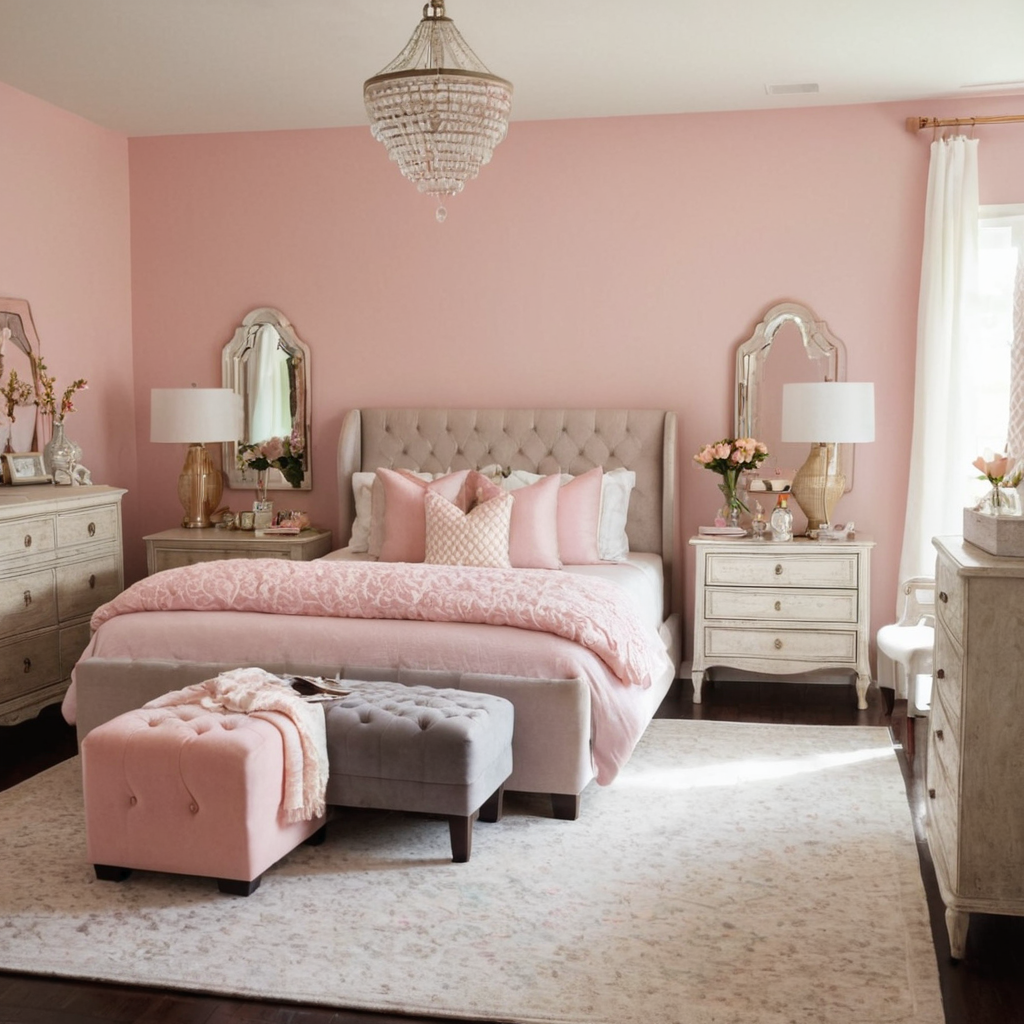 Stylish Girls' Bedroom Furniture Arrangement Tips