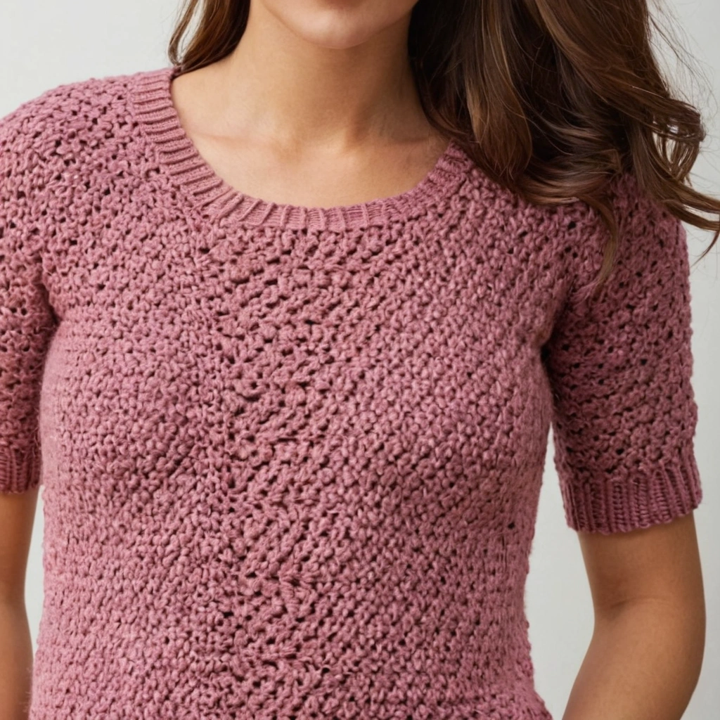 Ribbed Crochet Sweater