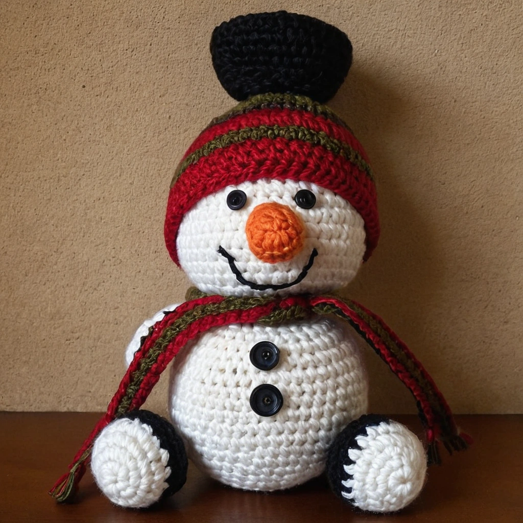 Snowman with Removable Hat