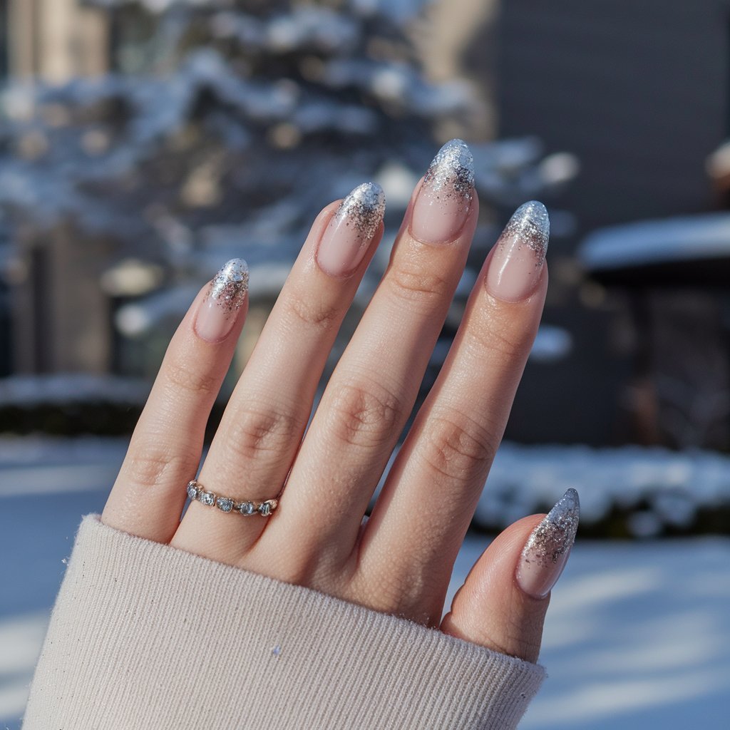 Frosted Glitter Ombre