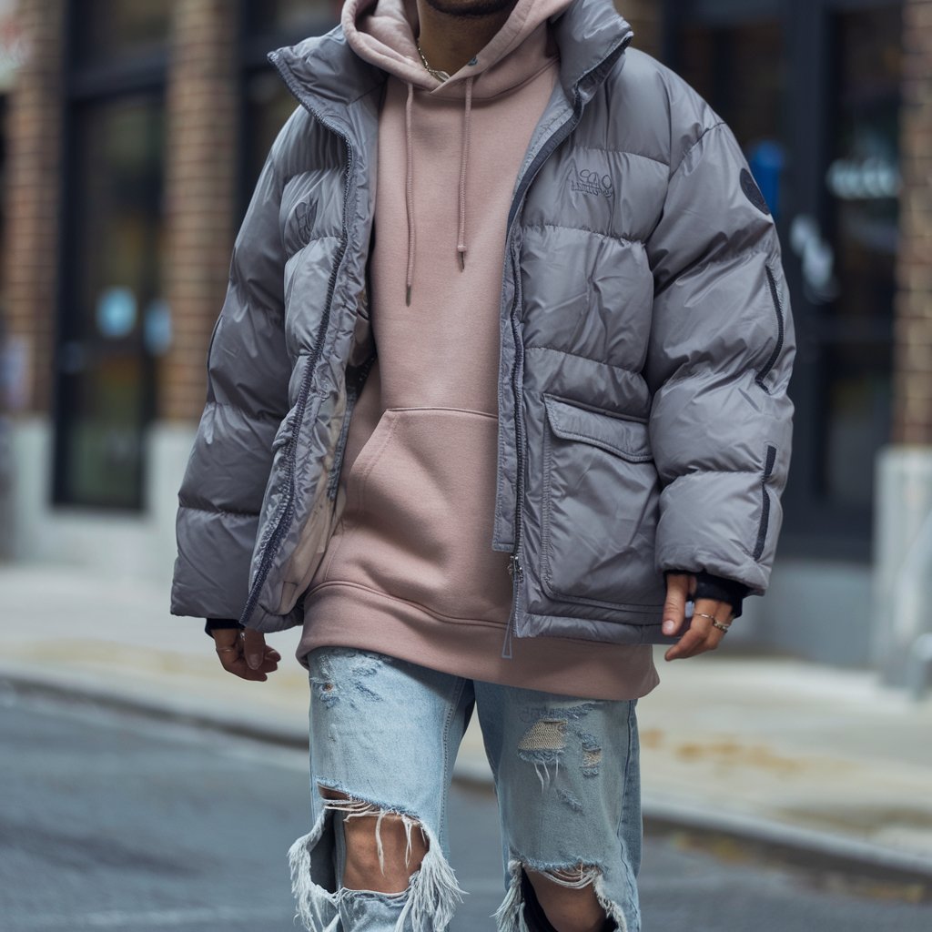 Layered Look with Puffer Jacket