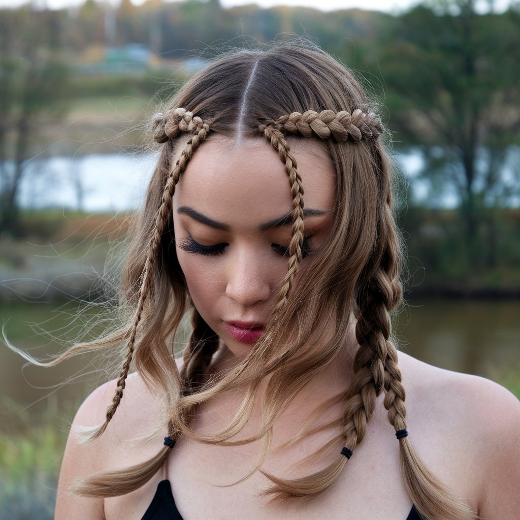 Triple Braided Crown