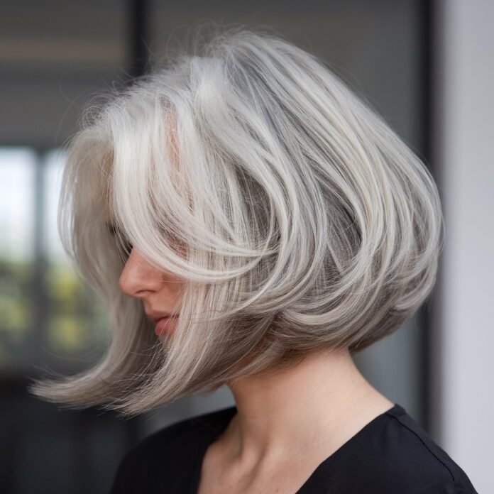 Graduated Grey Bob