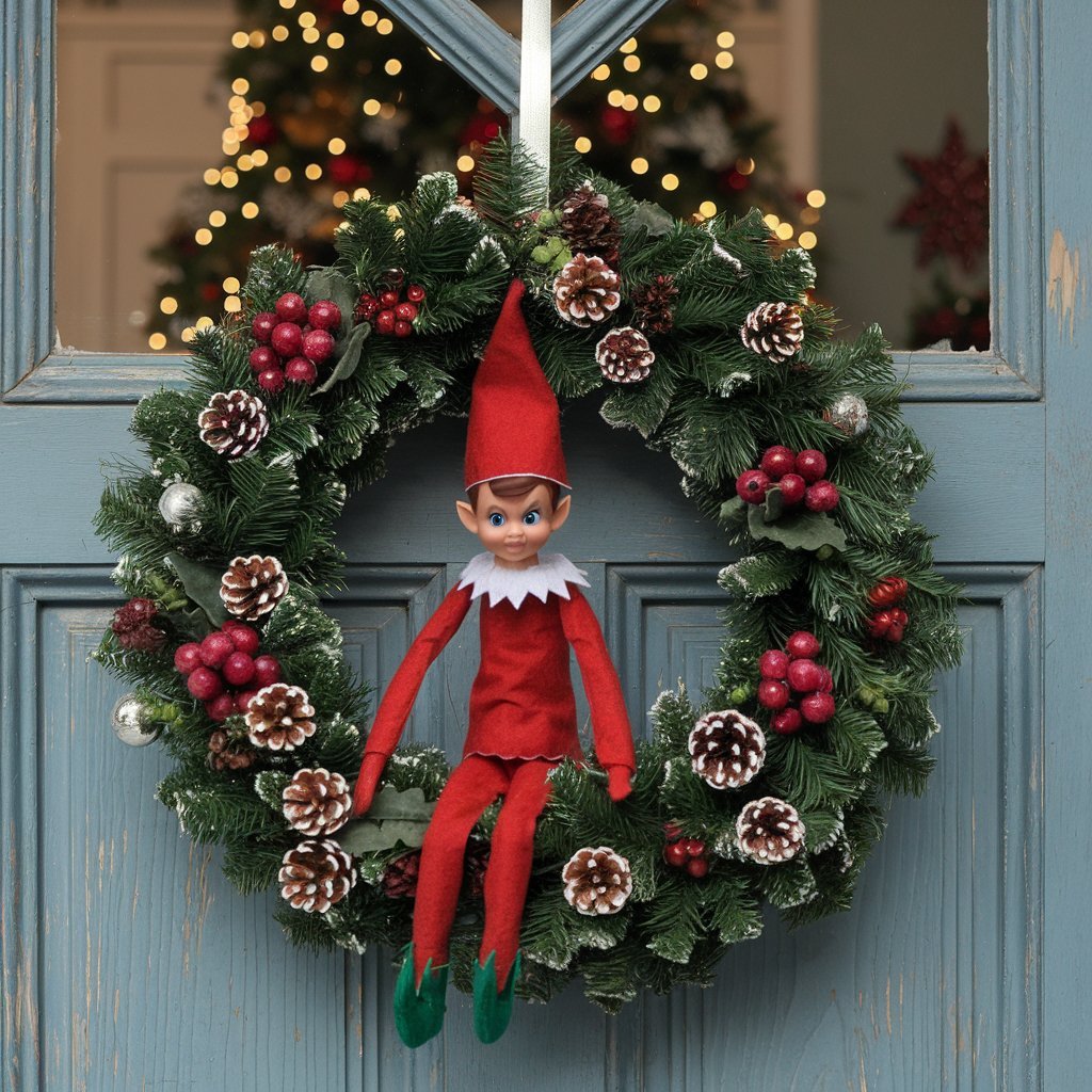 Elf on the Shelf Door